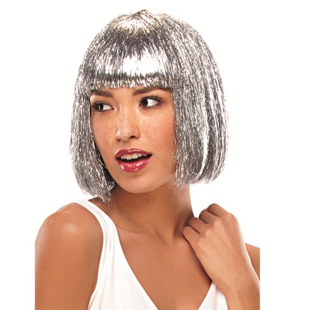 NEW Jon Renau Illusions Tinsel Town Wig - Red or Silver
